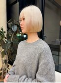 【snuw_hotaru】ブリーチカラーダブルカラーミルクティボブ