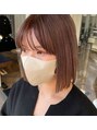 デコル(DecoL.) 切りっぱなしボブはハイトーンカラーとの相性抜群です！