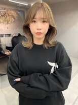 ロンド マーレ 天神大名店(Lond mare) 韓国レイヤー　レイヤーカット　レイヤーグレージュカラー　韓国