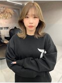 韓国レイヤー レイヤーカット レイヤーグレージュカラー 韓国