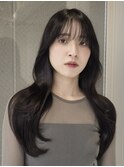 韓国風レイヤーカット