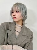 ハイトーンショート/メンズライク/ウルフカット/ブリーチ