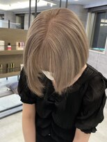 ルーブ トウキョウ(Loob. TOKYO) ハイトーンカラーダブルカラーミルクティーベージュレイヤー池袋