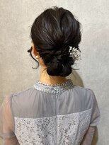 ウィスプ 赤羽店(wisp)&nbsp;お呼ばれパーティーヘア シニヨン アップスタイル お団子#3