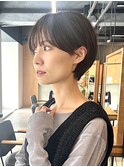 耳かけマッシュショート