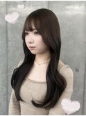 ダークブラウン 透明感抜群ショコラブラウンカラー♪