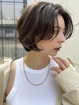 トルネード(TORNADO)&nbsp;外国人風 カーテンバング ショートボブ ショートボブ A0502