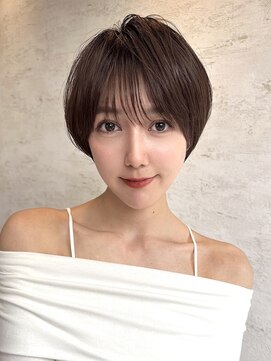 ダム(DaM) 30代40代小顔ヘア簡単スタイリングくせ毛カバー丸みショートボブ