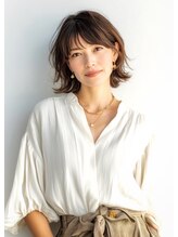 アヴァンス プロデュース バイ エガオ 大阪梅田店(AVANCE. PRODUCED by EGAO) くびれレイヤーボブ＋40代50代髪型