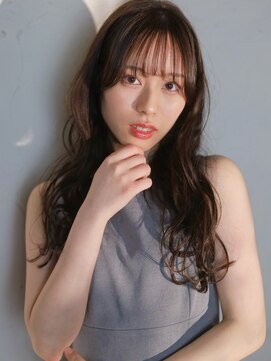 ベレッタ 松井山手店(veretta.) ウェーブロング/アッシュベージュ/ニュアンスカラー/韓国ロング