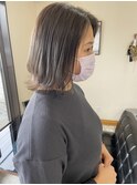 レイヤーボブ×グレージュカラー★