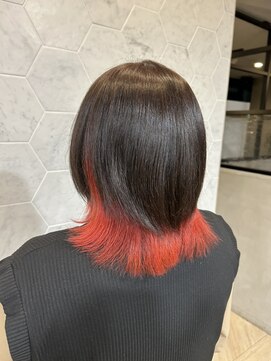 ヘアーサロンウル(hair salon ulu) (工藤)インナーレッド