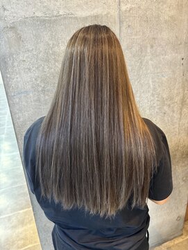 黒髪カタログ/クラゲヘアー/オリーブグレー/千葉