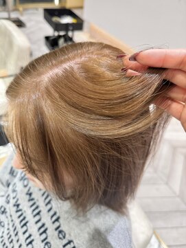 ゼスト フィーノ(ZEST fino) 【ナツミ】ブリーチなしダブルカラーミルクティーベージュ