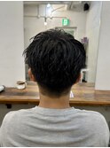 フェザー/サーフカール/センターパート/波巻きツイスパ