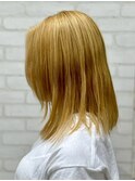 宇都宮フルカラーブリーチダブルカラーミディアムレイヤーカット