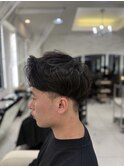 冬◎韓国風マッシュパーマなし簡単スタイリング冬