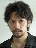 札幌フェザーパーマニュアンスパーマ毛流れセンターパート札幌