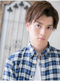 20代30代カジュアルかき上げダークアッシュ短髪ショートk与野