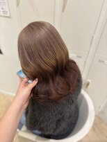 アーチバイケンジ(arch by kenje) ルーツカラー/平塚美容室/ミディアムヘア/ブリーチカラー