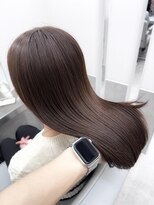 カルム 天神大名(calme)&nbsp;【calme】モカブラウン　ミディアムレイヤー　ミルクブラウン