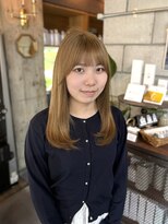 ファスナー(fustener) ベージュカラー