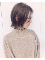 オーク 学芸大学(OAK)&nbsp;大人可愛い丸みショートボブ×長め前髪★多田