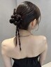 ヘアセット☆パーティーアレンジ♪結婚式☆二次会☆推し活前に♪4500