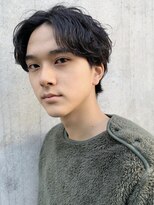 フィフス(fifth) ◇スパイラルパーマ 黒髪 センターパート◇