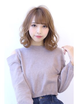 オーロ 宝塚店(ORO) ことりベージュローライト大人かわいい小顔スリークボブ大人ボブ