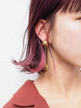 ベロニカ ヘアー(Beronica HAIR) プラムピンク◆