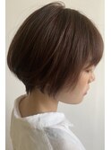 はんなりバイオレットグレイッシュ×ボブ【30代/40代/50代】