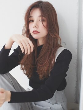 エイチツーオーアヴェダ 渋谷ヒカリエＳｈｉｎＱｓ店 クロードモネＨ２Ｏアヴェダ レッドピンク小顔カラー×AVEDA[渋谷/渋谷駅]