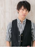 黒髪が◎優等生風★知的束感カットG