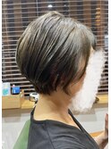 クセを活かした動きのあるショート