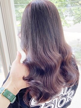 インク サカエ(inq sakae) オフィスでもOKなピンク×ゆるふわロング