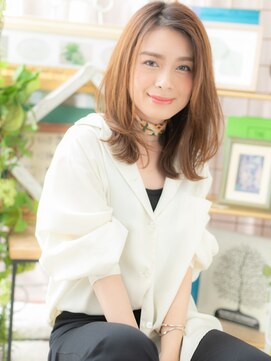 カバーヘアアンドスパ ブリス 浦和(COVER HAIR&SPA bliss) アップバング外国人風小顔流れるレイヤーb浦和20代30代40代