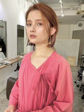 ソイ コンク 下北沢(soi conc) オレンジブラウン/かきあげボブ/ボブ