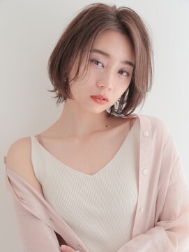 ロンドプランタン 恵比寿(Lond Printemps) 大人かわいいゆるウェーブミディアム ベージュカラー