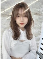 レミエ ダイカンヤマ(lemiie)&nbsp;透明感あるレイヤーカット☆くびれヘア☆レイヤーロング