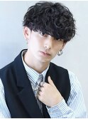 ハイスパイラルパーマ 刈り上げマッシュ MEN'S HAIR