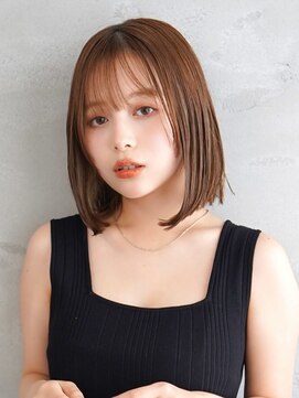 ラフィス ヘアー ロッサ 茨木店(La fith hair rosa) 【La fith】くびれボブ×ショコラアッシュ