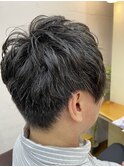 トップふんわりメンズパーマショート