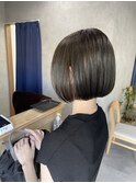 オリーブカラーボブ