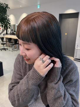 カイラ(KAILA) カラートリートメントダブルカラー髪質改善レイヤーカットボブ