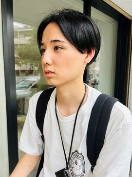 ナウアズ(now as.) トレンドのセンターパート×メンズハンサムショート【シン】