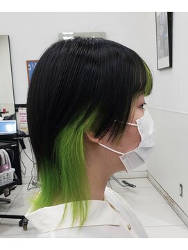 ヘアー＆メイク ルナルナ 明和店　HAIR＆MAKE LUNA LUNA ショートウルフ