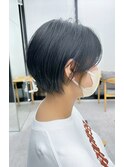 黒髪カタログ/ボブルフ/小顔に見せるヘア/ワンレン