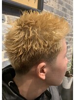 ミリオンバックス 御徒町店(Million Backs)&nbsp;スパイキーショート<理容室>[メンズ/眉毛/バーバー/御徒町]