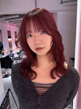 ダズリングディア(Dazzling Deer) レッドカラー/チェリーレッド/ワインレッド/ワンブリーチカラー